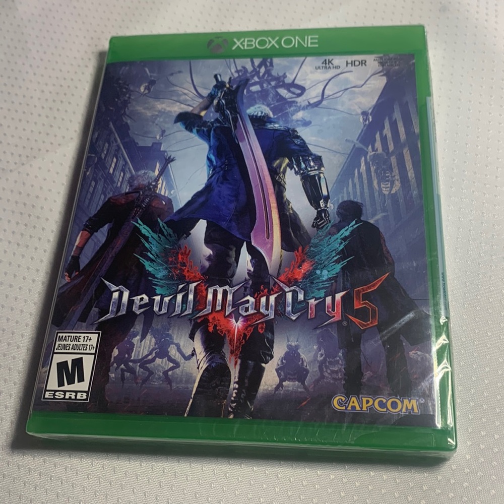 NIB Devil May Cry 5 2019 Microsoft Xbox One Capcom Brand New Sealed
